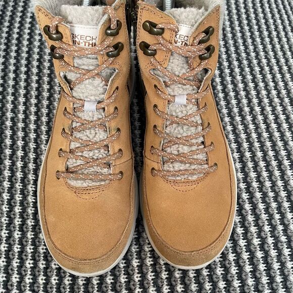 Skechers ON-THE-GO GLACIAL ULTRA - WOODLANDS BOOT women’s shoe size 8.5 - Picture 3 of 11